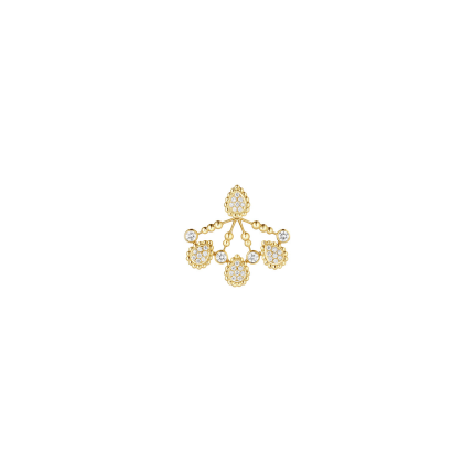 JCO01580 | Boucheron Serpent Boheme Yellow Gold Diamond Single Earring