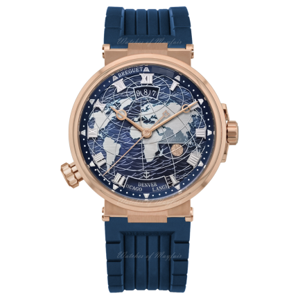 5557BR/YS/5WV | Breguet Marine Hora Mundi Automatic 43.9 mm watch | Buy Now