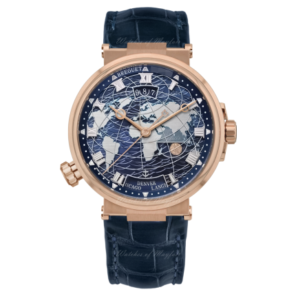 5557BR/YS/9WV | Breguet Marine Hora Mundi Automatic 43.9 mm watch | Buy Now