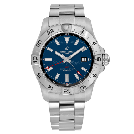 A32320101C1A1 | Breitling  Avenger Automatic GMT 44 Stainless Steel watch. Buy Online