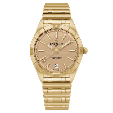 K103801A1A1K1 | Breitling Chronomat Automatic 36 Victoria Beckham Yellow Gold Sand watch. Buy Online