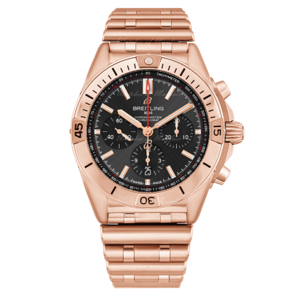 RB0134101B1R1 | Breitling Chronomat B01 42 18K Red Gold watch | Buy Online