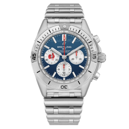 AB0134A81C1A1 | Breitling Chronomat B01 42 Six Nations France Limited Edition watch | Buy Online