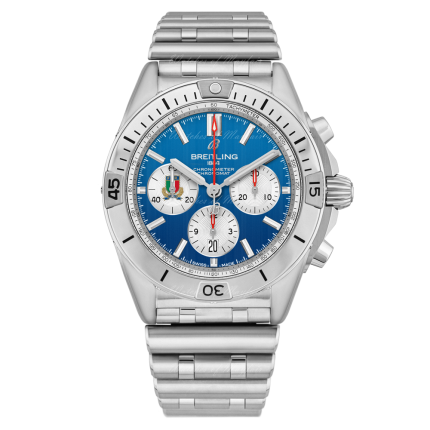 AB0134A41C1A1 | Breitling Chronomat B01 42 Six Nations Italy Stainless Steel watch | Buy Online