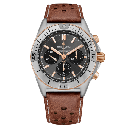 TB0134101M1X1 | Breitling Chronomat B01 42 Triumph watch. Buy Online