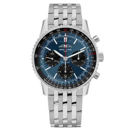 AB0139241C1A1 | Breitling Navitimer B01 Chronograph 41 Steel Blue watch | Buy Now