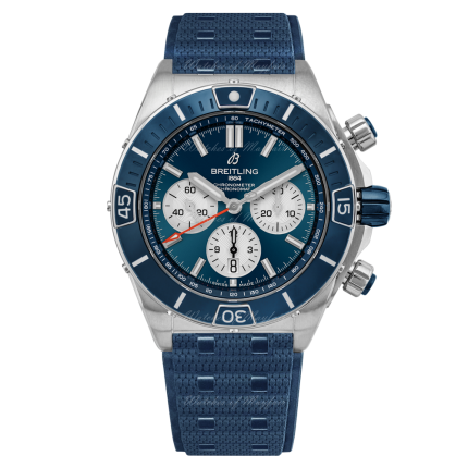 AB0136161C1S1 | Breitling Super Chronomat B01 44 Steel Blue watch | Buy Now