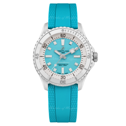 A17377211C1S1 | Breitling Superocean Automatic Steel Turquoise 36 mm watch. Buy Online