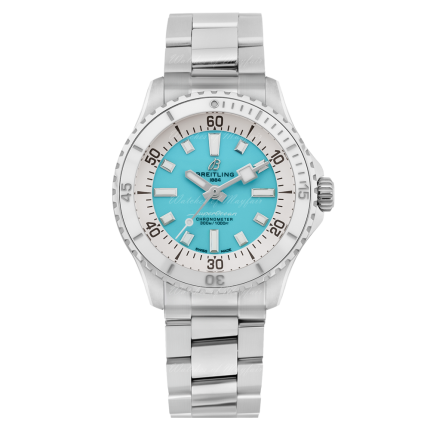 A17377211C1A1 | Breitling Superocean Automatic Turquoise 36 mm watch. Buy Online