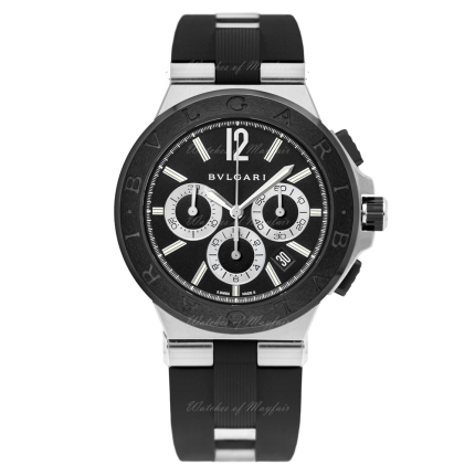 101992 | BVLGARI Diagono Steel & Ceramic Automatic 42 mm watch | Buy Online