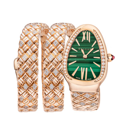 103658 | Bvlgari Serpenti Spiga Diamonds Quartz 35 mm watch | Buy Online