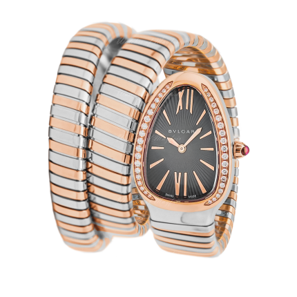 102680 | BVLGARI Serpenti Tubogas Pink Gold 35mm watch | Buy Online