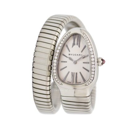 101827 | BVLGARI Serpenti Tubogas Steel Quartz 35 mm watch | Buy Online