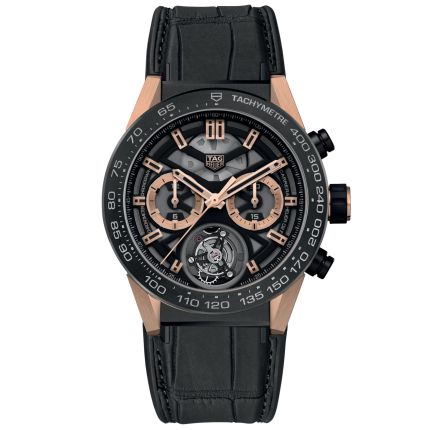 CAR5A5U.FC6377 | TAG Heuer Carrera Chronograph Tourbillon 45 mm watch. Buy Online