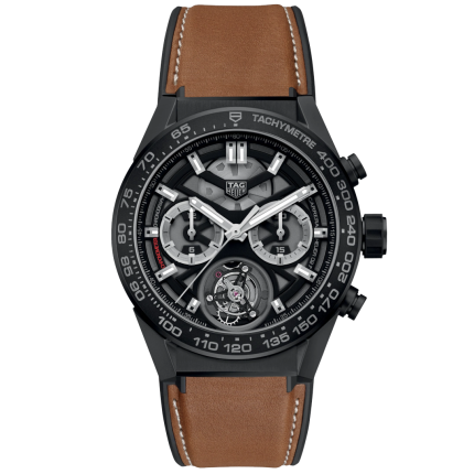 CAR5A90.FT6121 | TAG Heuer Carrera Chronograph Tourbillon 45 mm watch. Buy Online