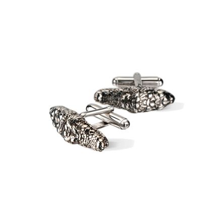 DF11903 06 |Buy Carrera y Carrera Bestiario Cocodrilo Silver Cufflinks