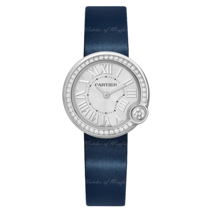 W4BL0003 | Cartier Ballon Blanc de Cartier Quartz Steel Diamonds Leather 30 mm watch | Buy Now