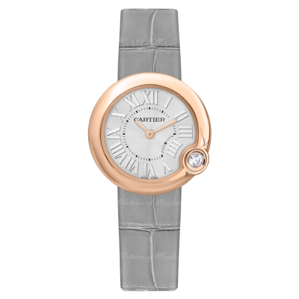 WGBL0005 | Cartier Ballon Blanc De Cartier Rose Gold Diamond Quartz 30mm watch. Buy Online