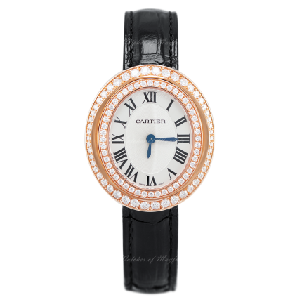 WJHY0006 | Cartier Calibre de Cartier Hypnose Pink Gold Diamonds 37.8 x 33.3 mm watch. Buy Online