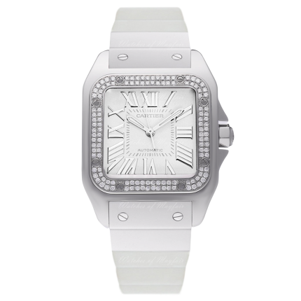 WM50460M | Cartier Santos 100 Medium 32mm x 32mm watch | Buy Online
