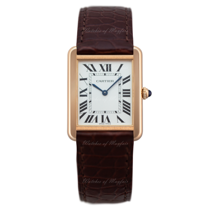 W5200025 | Cartier Tank Solo Large 18K Pink Gold Steel watch | Buy Online