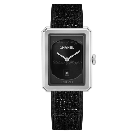 H5503 | Chanel Boy·Friend Tweed 34.6 x 26.7 mm watch. Buy Online