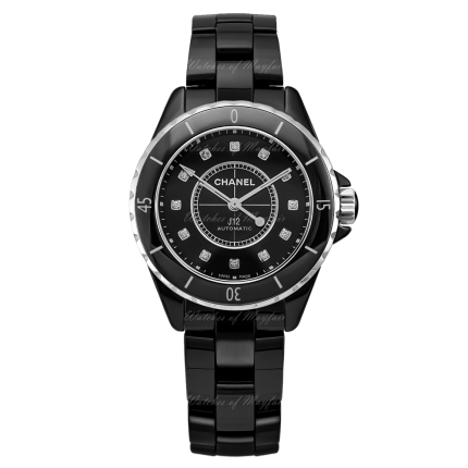 H9742 | Chanel J12 Caliber 12.2 Diamonds Automatic 33 mm watch. Buy Online