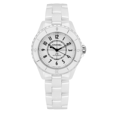 H5699 | Chanel J12 Calibre 12.2 Ceramic and Steel 33 mm watch. Buy Online