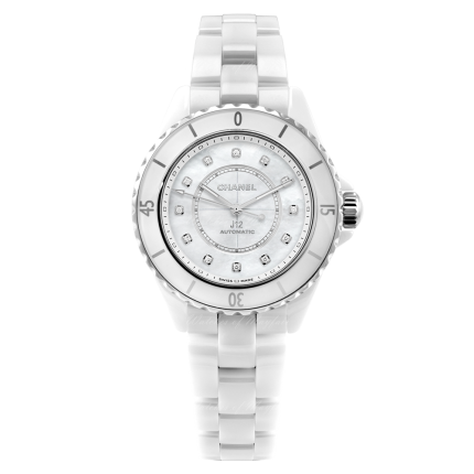 H10472 | Chanel J12 Calibre 12.2 Ceramic Diamonds Automatic 33 mm watch. Buy Online