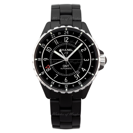 H3101 | Chanel J12 GMT Black Сeramic & Steel 41mm watch. Buy Online