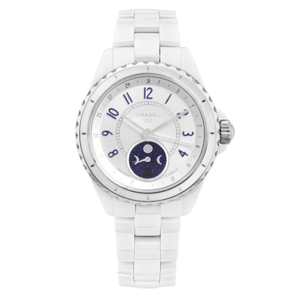 H3404 | Chanel J12 Moon Phase White Ceramic & Steel 38mm. Buy Online