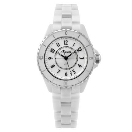 H5698 | Chanel J12 White Highly Resistant Ceramic And Steel 33 mm watch. Buy Online