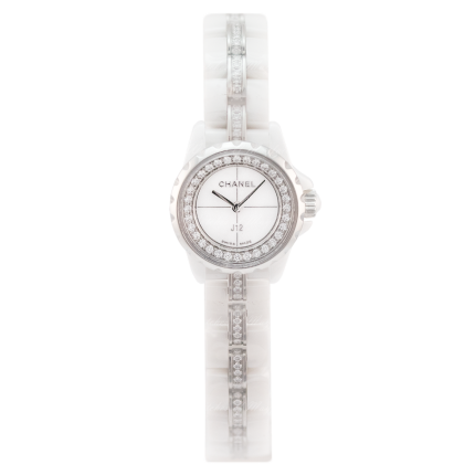 H5238 | Chanel J12-XS White Ceramic & Steel 19 mm watch. Buy Online