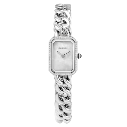 H3253 | Chanel Premiere Chain Small Mother of Pearl Diamonds Watch. Buy Online