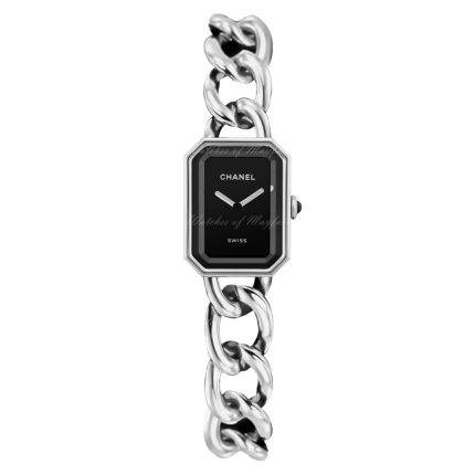 H7019 | Chanel Premiere Gourmette Chain Quartz 19.7 x 15.2 mm watch. Buy Online