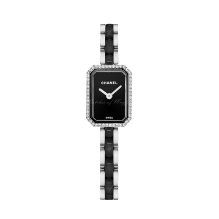 H2163 | Chanel Premiere Mini Black Ceramic Steel Diamonds Watch. Buy Online