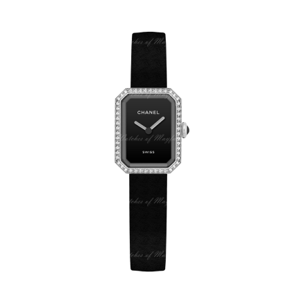 H7942 | Chanel Premiere Ribbon Diamonds Quartz 19.7 x 15.2 mm watch. Buy Online