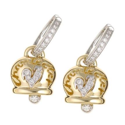 C.16864 | Chantecler Campanelle Yellow Gold Diamond Earrings | Buy Now
