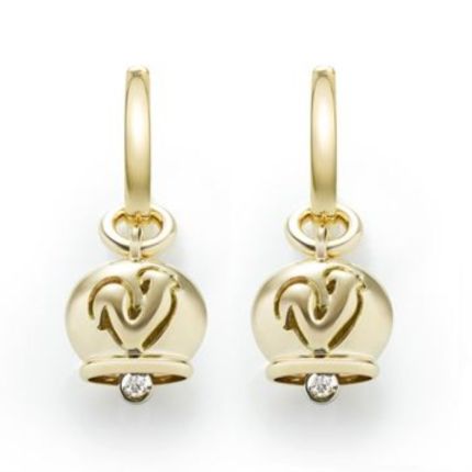 C.36582 | Chantecler Campanelle Yellow Gold Diamond Earrings | Buy Now