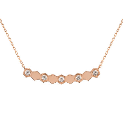 083983 | Buy Online Chaumet Bee My Love Pink Gold Diamond Necklace