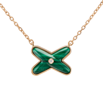 083969 | Buy Chaumet Jeux de Liens Pink Gold Malachite Diamond Pendant