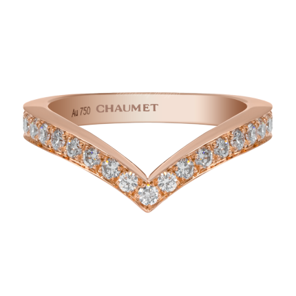 083517 | Buy Online Chaumet Josephine Pink Gold Diamond Ring