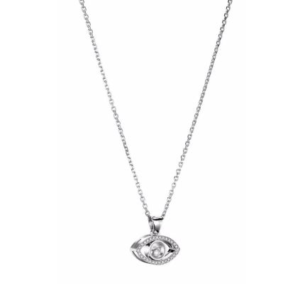 797863-1003 |Chopard Good Luck Charms White Gold Diamond Pave Pendant 