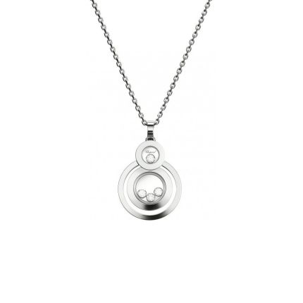 799210-1001 | Buy Online Chopard Happy 8 White Gold Diamond Pendant