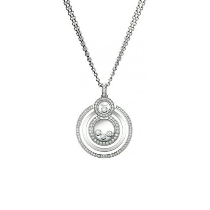 799211-1003 | Buy Online Chopard Happy 8 White Gold Diamond Pendant