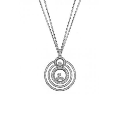 799211-1005 | Buy Online Chopard Happy 8 White Gold Diamond Pendant