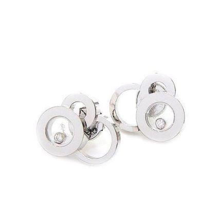 836984-1001 | Buy Chopard Happy Bubbles White Gold Diamond Earrings