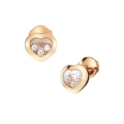 839203-5001 | Buy Chopard Happy Curves Rose Gold Diamond Earrings