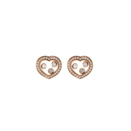 839203-5002 | Buy Chopard Happy Curves Rose Gold Diamond Earrings