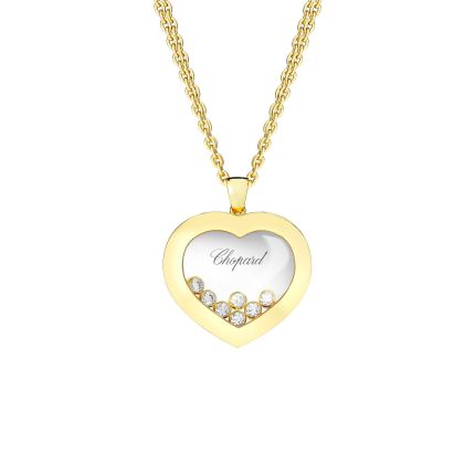 799202-0001 | Buy Chopard Happy Curves Yellow Gold Diamond Pendant